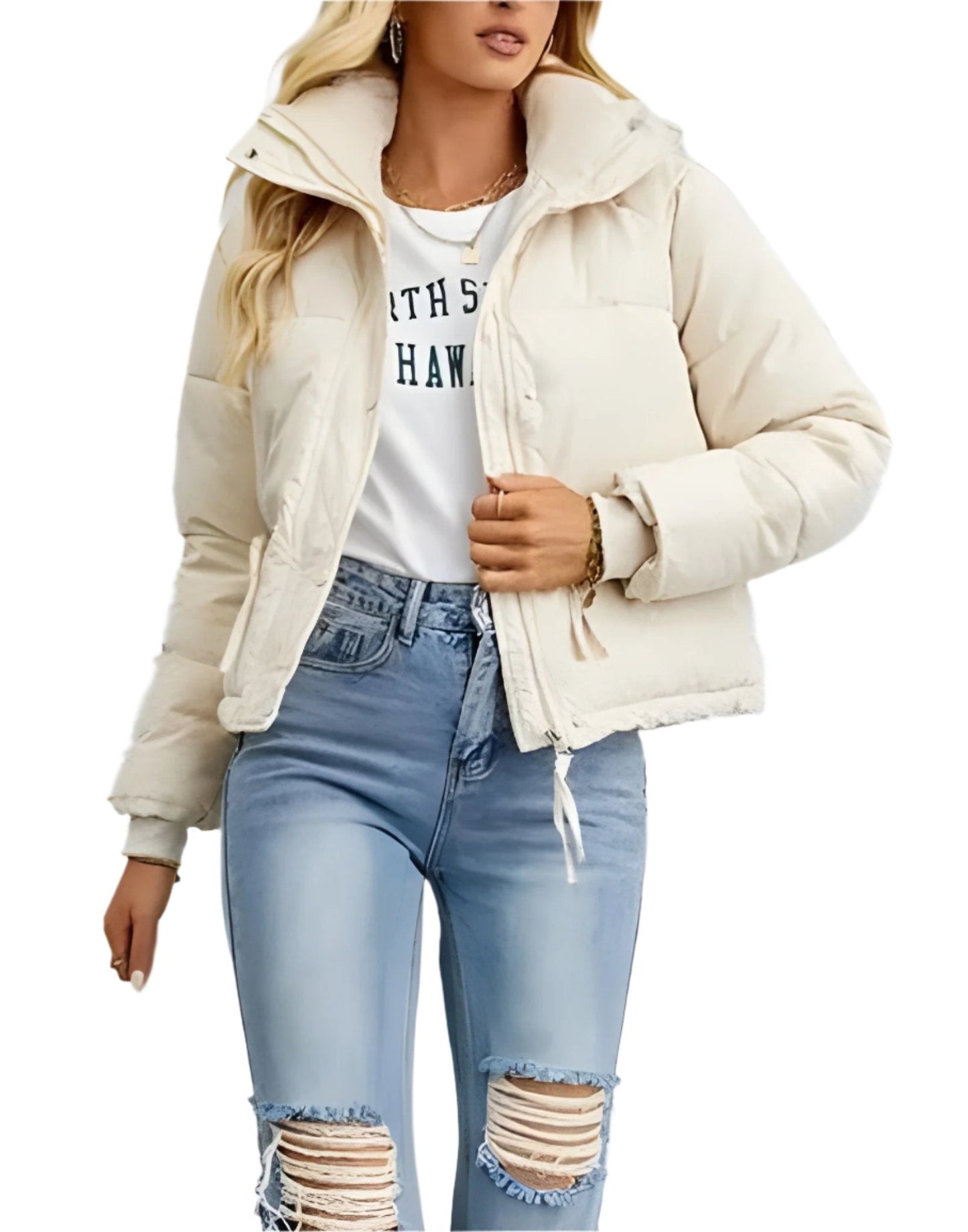 Sophie – Elegant Ladies Puffer Jacket