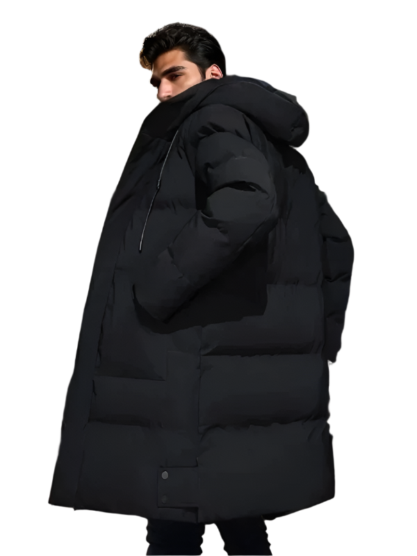 Lorenzo – Elegant Long Padded Coat for Men