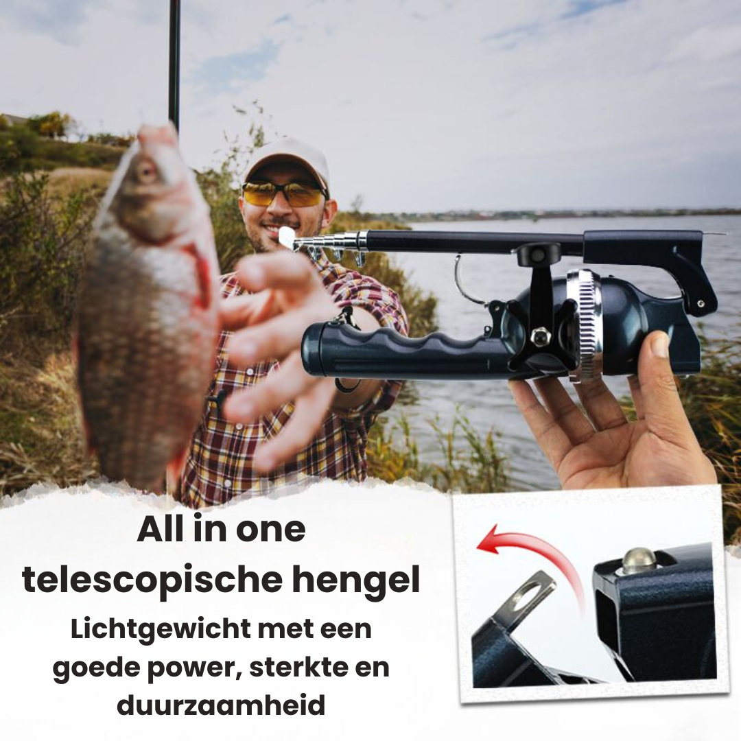 FlexiFish Freedom | De Ultieme Telescopische Hengelkit voor Onderweg