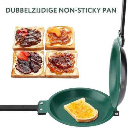 Flip & Bak Pan - Dubbelzijdig Kookplezier!