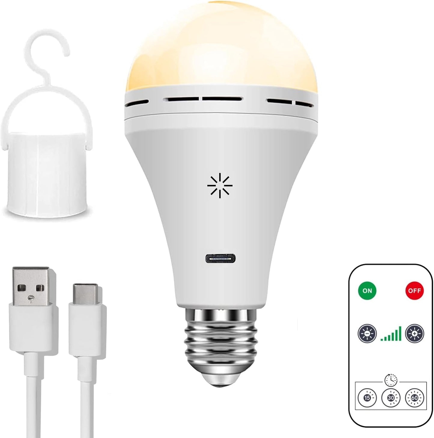 MagicBulb - E27 Usb oplaadbare lamp