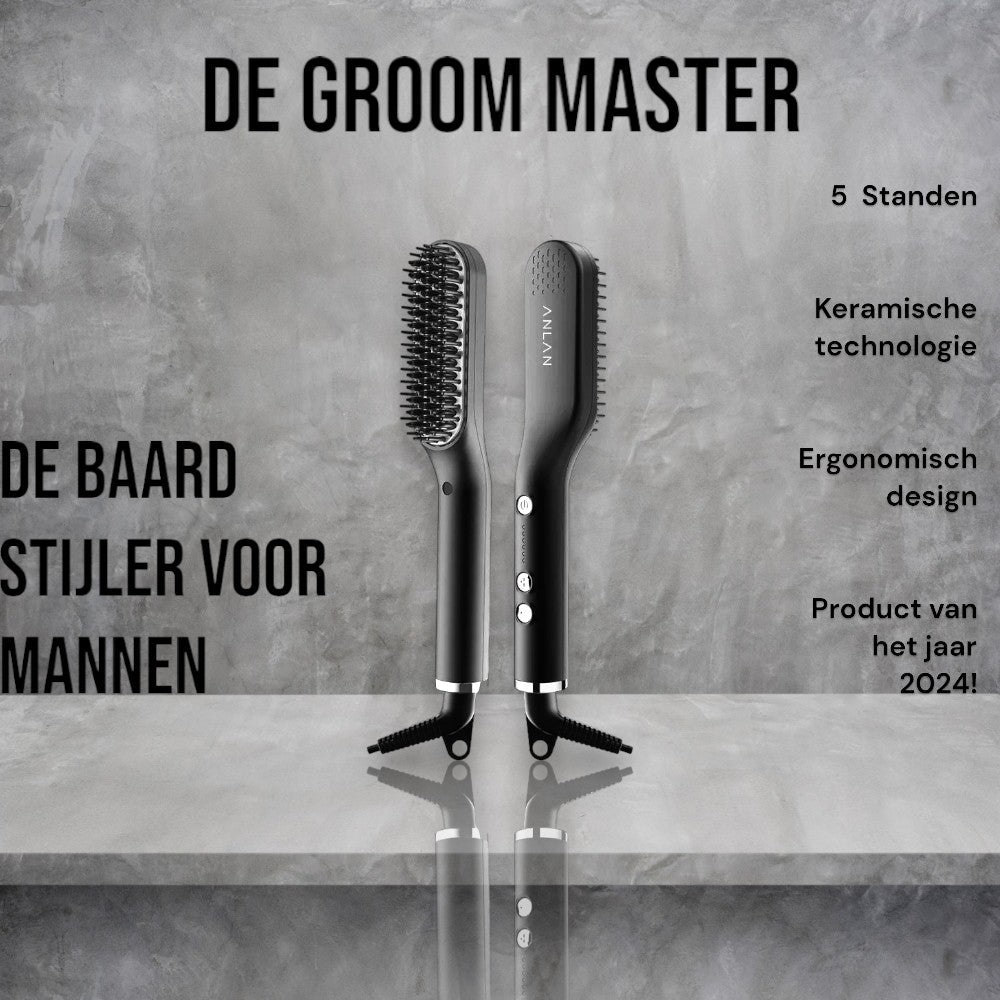 GroomMaster Baard- en Haarstijltang - Stijlvol, snel, moeiteloos.