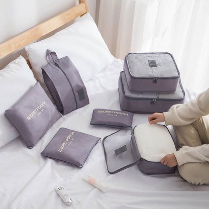 Always Stay Organized On The Road With Our 7-Piece Travel Bag Set!