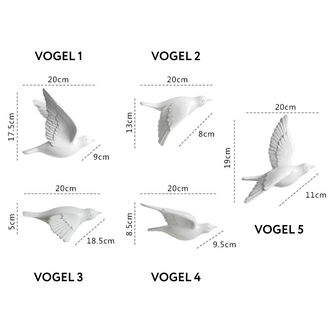 Wall Bird - Away with those boring walls in your home!