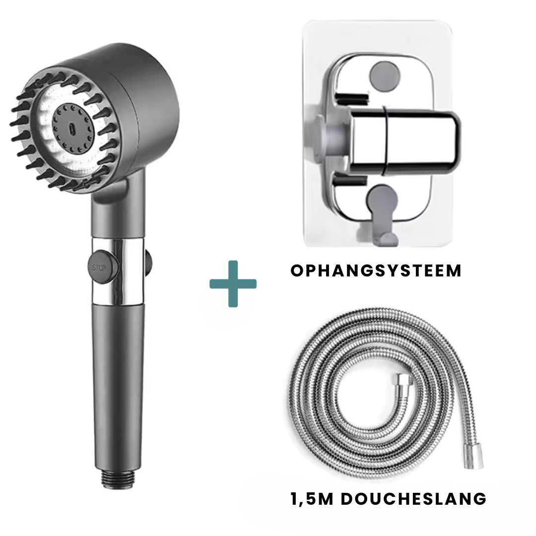 Zarpo Shower - 4 in 1 Massage Multifunctionele Douchekop