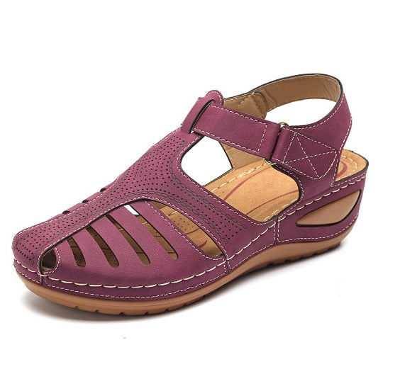 BioBalance - Lederen Retro Orthopedische Sandalen