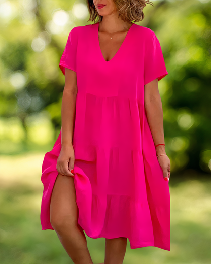 Cotton-Linen Dress - Lucine