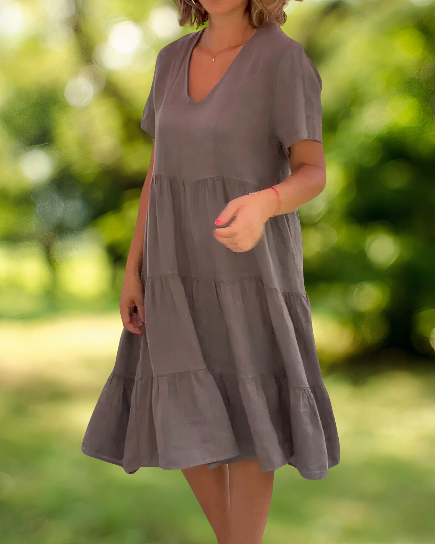 Cotton-Linen Dress - Lucine