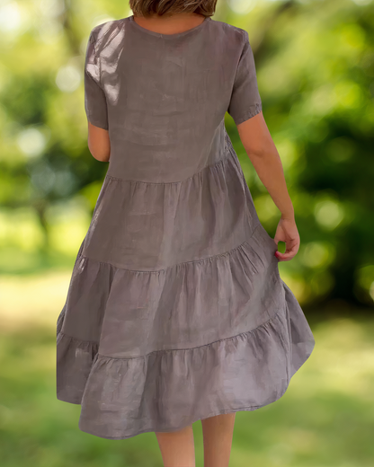 Cotton-Linen Dress - Lucine