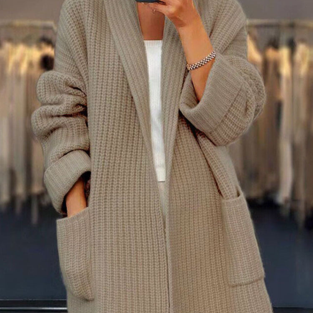 Chunky Knit Oversized Cardigan 