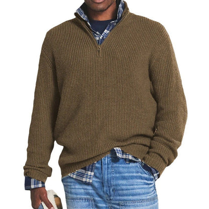 Bram’s Luxe Zipper Sweater