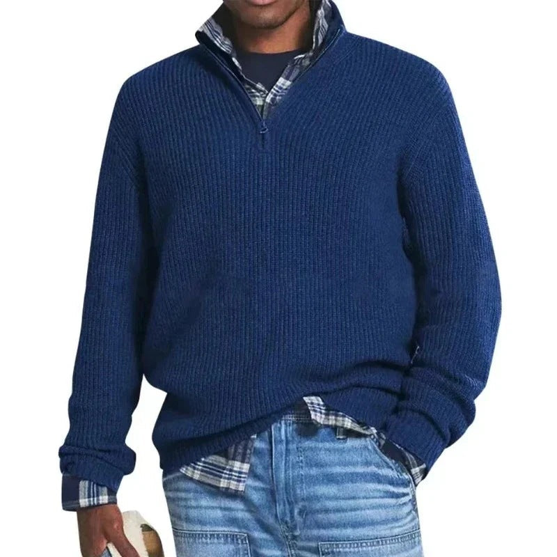 Bram’s Luxe Zipper Sweater