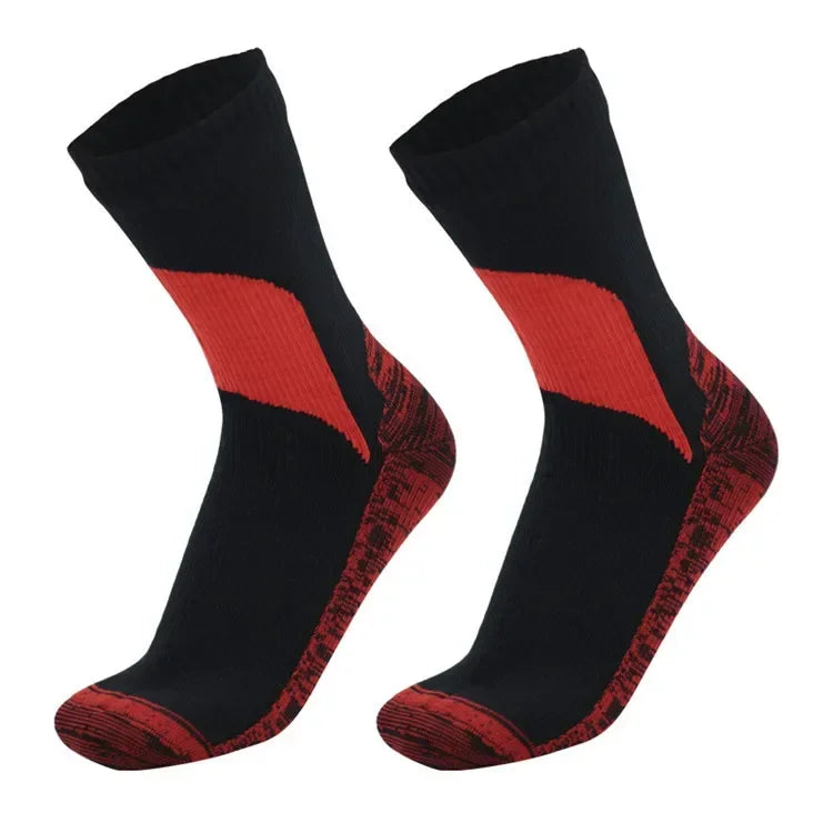 Waterproof Socks Breathable Outdoor Waterproof Hiking Wading Camping Winter Skiing Sock Riding Snow Warm Waterproof Socks 