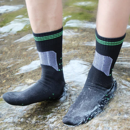 Waterproof Socks Breathable Outdoor Waterproof Hiking Wading Camping Winter Skiing Sock Riding Snow Warm Waterproof Socks 