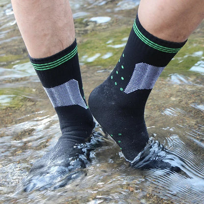 Waterproof Socks Breathable Outdoor Waterproof Hiking Wading Camping Winter Skiing Sock Riding Snow Warm Waterproof Socks 