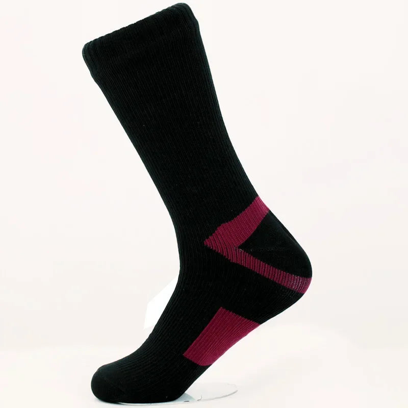 Waterproof Socks Breathable Outdoor Waterproof Hiking Wading Camping Winter Skiing Sock Riding Snow Warm Waterproof Socks 