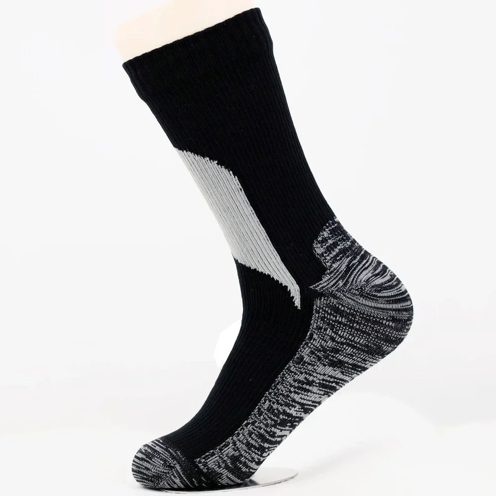 Waterproof Socks Breathable Outdoor Waterproof Hiking Wading Camping Winter Skiing Sock Riding Snow Warm Waterproof Socks 