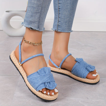 Women's Sandals With Solid Color, Comfortable And Lightweight, Suitable For Two Ways Of Wearing On Holiday, Perfect For Summer Beach Walks.