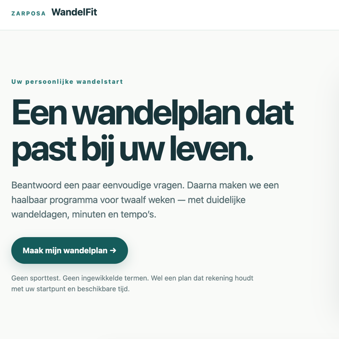 Jouw persoonlijke wandelplan – 12 weken