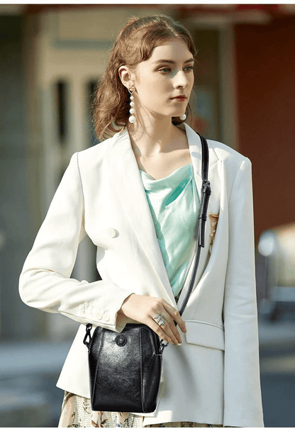 Retro Crossbody Leather Bag™ | Stijlvolle schoudertas