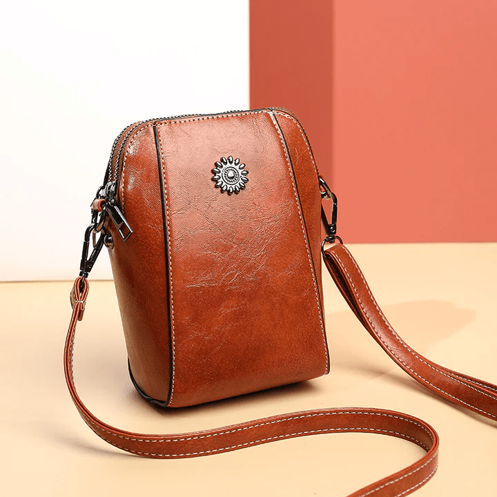 Retro Crossbody Leather Bag™ | Stijlvolle schoudertas