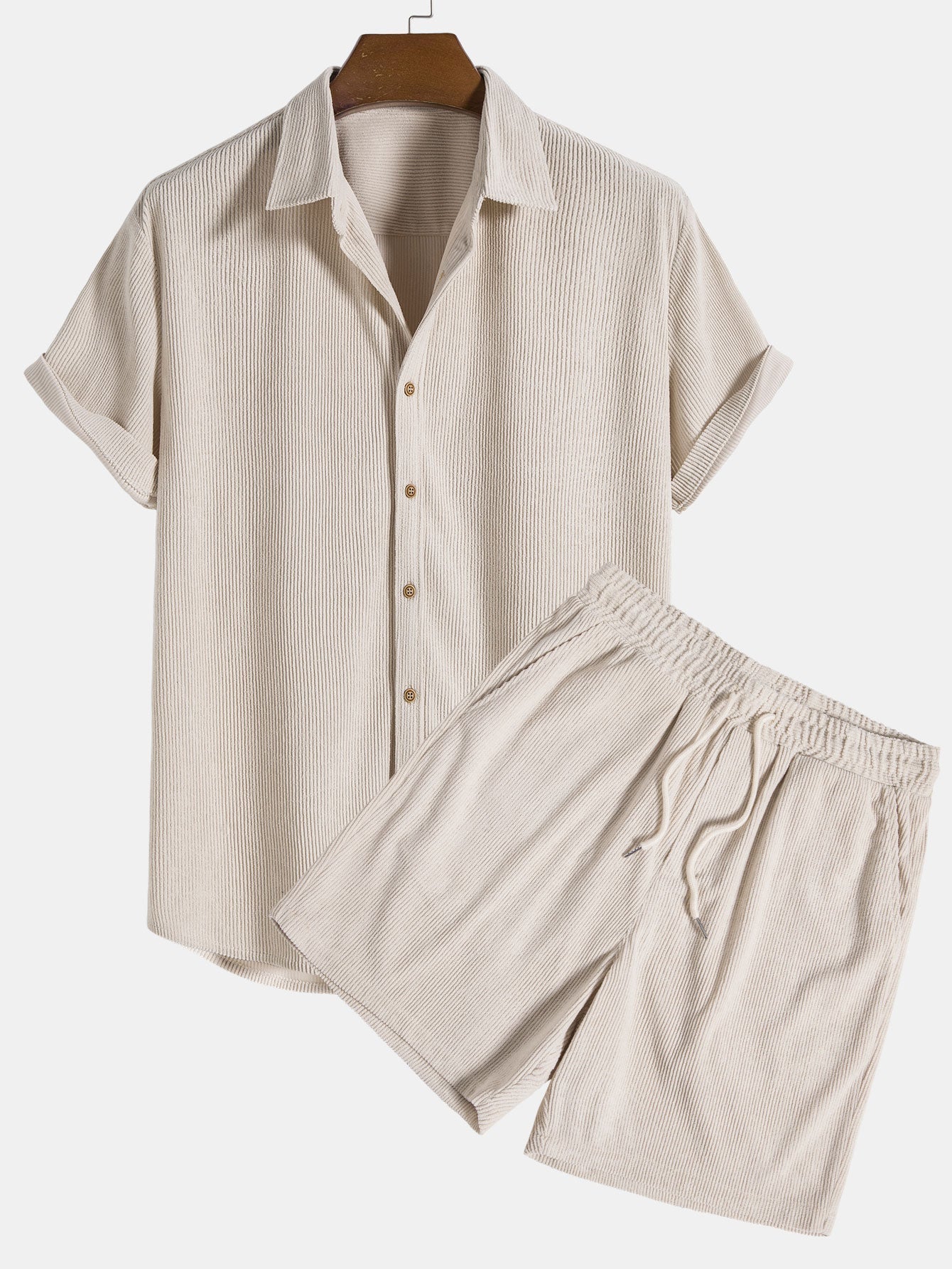 Lorenzo® - Two-Piece Corduroy Summer Set