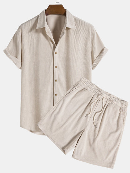 Lorenzo® - Two-Piece Corduroy Summer Set