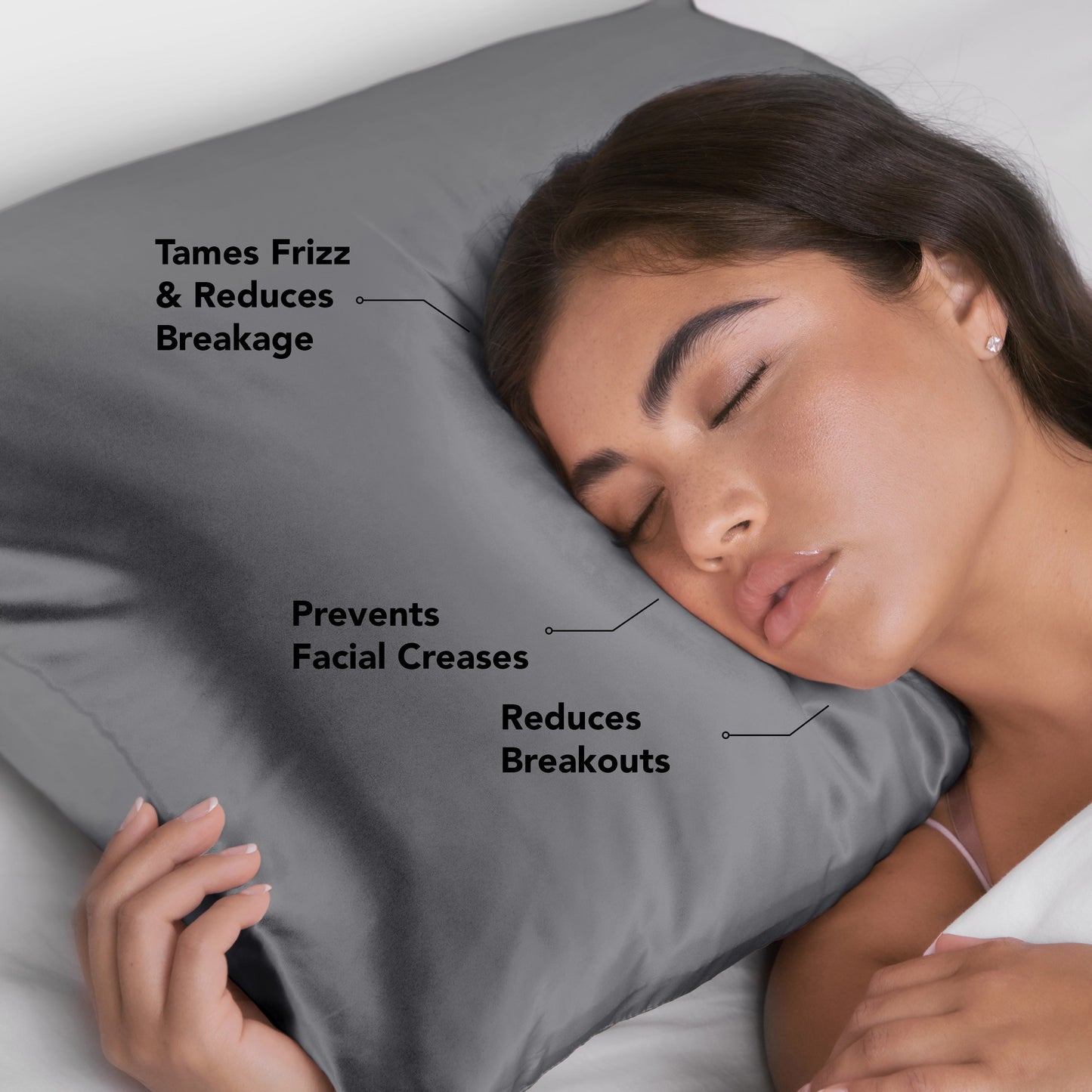Ayla - Set of 2 Satin Pillowcases