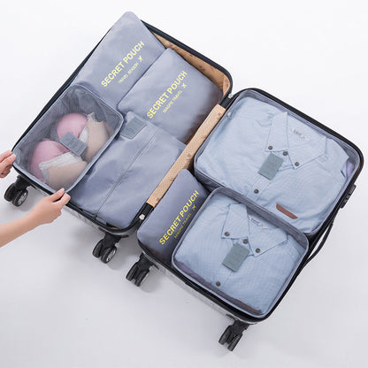 Always Stay Organized On The Road With Our 7-Piece Travel Bag Set!