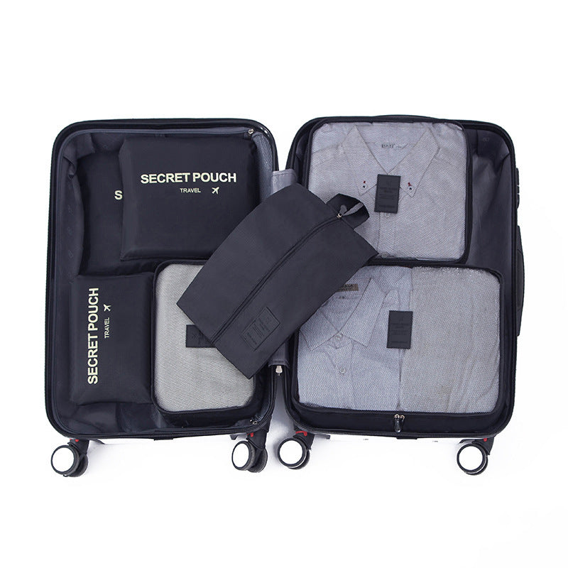 Always Stay Organized On The Road With Our 7-Piece Travel Bag Set!