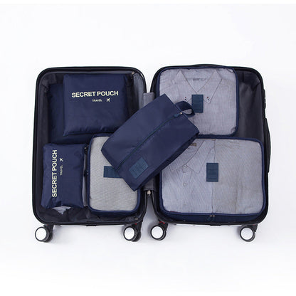 Always Stay Organized On The Road With Our 7-Piece Travel Bag Set!