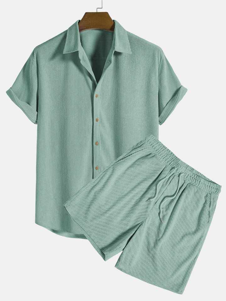 Lorenzo® - Two-Piece Corduroy Summer Set