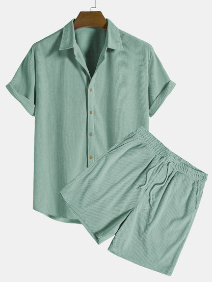 Lorenzo® - Two-Piece Corduroy Summer Set