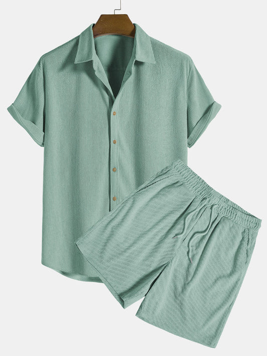 Lorenzo® - Two-Piece Corduroy Summer Set